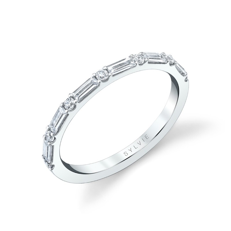 Baguette Diamond Wedding Band