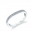 Channel Set Wedding Band with Milgrain Detail