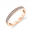 Channel Set Diamond Wedding Band - Eva