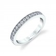 Channel Set Diamond Wedding Band - Eva