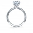 Princess Cut Classic Pave Engagement Ring - Braylin