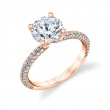 Round Cut Classic Pave Engagement Ring - Braylin
