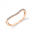 Classic Curved Wedding Band - Hannah