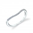 Classic Curved Wedding Band - Hannah
