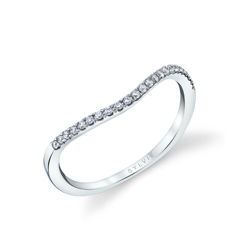 Classic Curved Wedding Band - Hannah