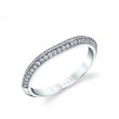 Vintage Inspired Micro Pave Wedding Band