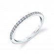 Round Cut Pave Diamond Wedding Band - Gemma