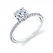 Classic Pave Engagement Ring - Erseline