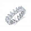 Pear Shaped Diamond Eternity Band