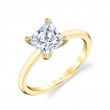 Princess Cut Solitaire Engagement Ring - Dominique