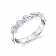 Large Single Prong Wedding Band