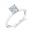 Round Cut Solitaire Engagement Ring - Dominique