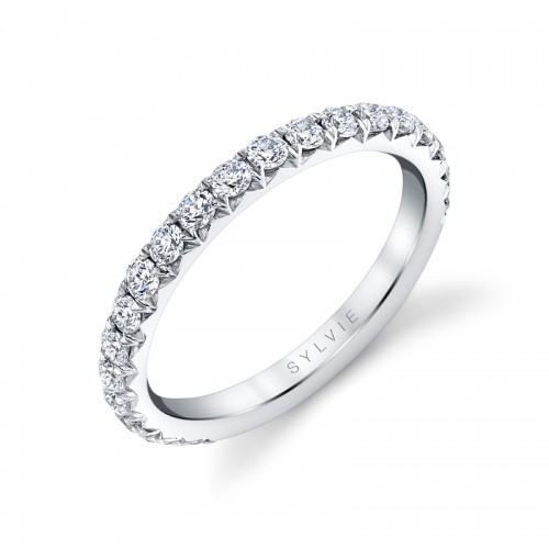 Thick Pave Wedding Band - Malencia