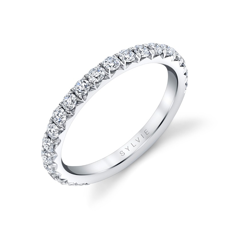 Thick Pave Wedding Band - Malencia