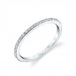 Thin Pave Wedding Band - Steffi
