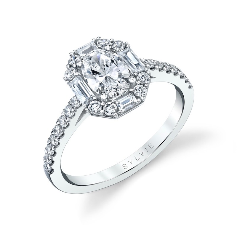 Oval Cut Vintage Engagement Ring - Presley