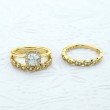 Cushion Cut Solitaire Halo Engagement Ring - Elsie