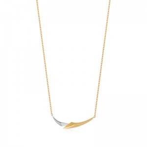 ANIA HAIE 14K GOLD PLATED ON STERLING SILVER ARROQ CHAIN NECKLACE