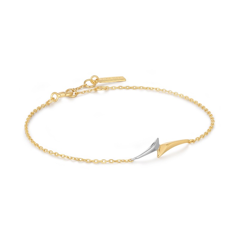 https://www.nfoxjewelers.com/upload/product/ANIA HAIE 14K GOLD PLATED ON STERLING SILVER AND STERLING SILVER ARROW CHAIN BRACELET