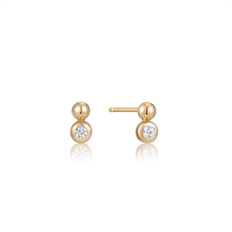 https://www.nfoxjewelers.com/upload/product/ANIA HAIE STERLING SILVER GOLD PLATED ORB SPARKLE STUD EARRINGS