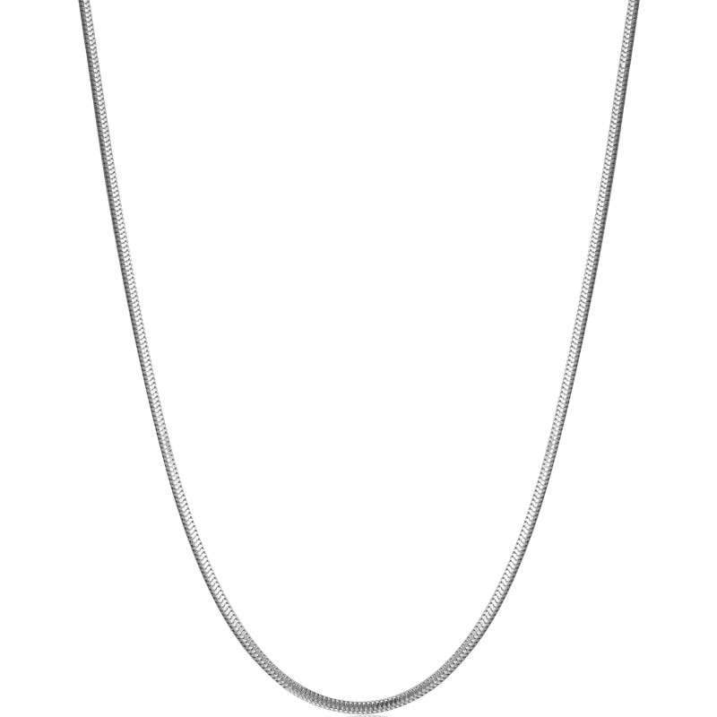 ANIA HAIE STERLING SILVER SNAKE CHAIN NECKLACE