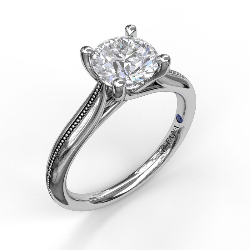 https://www.nfoxjewelers.com/upload/product/PLATINUM FOUR PRONG SETTING WITH MILGRAIN BEADING DOWN THE CENTER OF THE SHANK FINGER SIZE 4.5