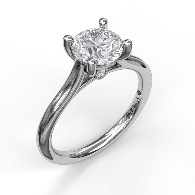 https://www.nfoxjewelers.com/upload/product/PLATINUM FOUR PRONG POLISHED SOLITAIRE SETTING WITH .02CTTW ROUND SI CLARITY & G COLOR DIAMOND SET UNDER THE HEAD
