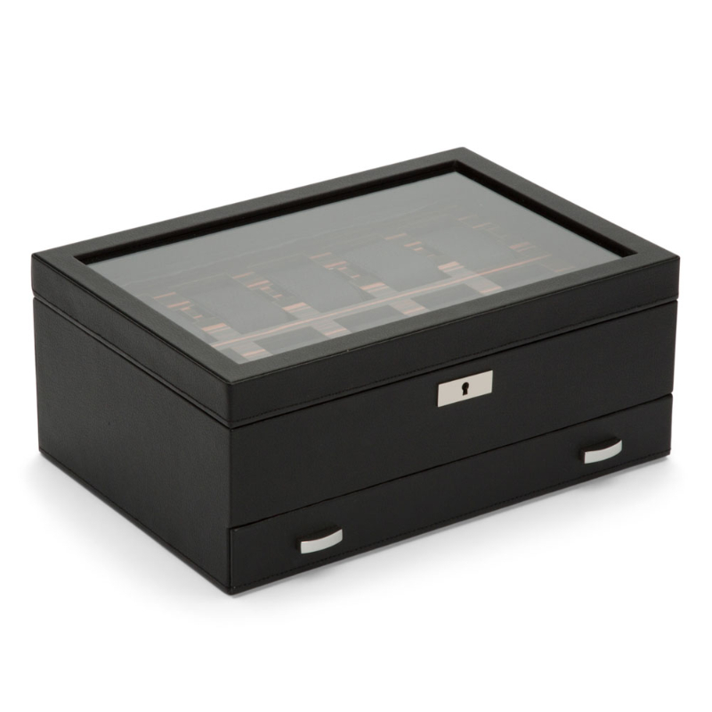 Roadster 10PC Watch Box with Drawer