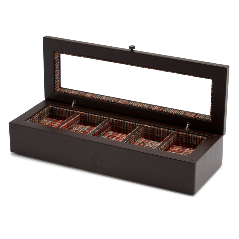 WM Brown 5PC Watch Box