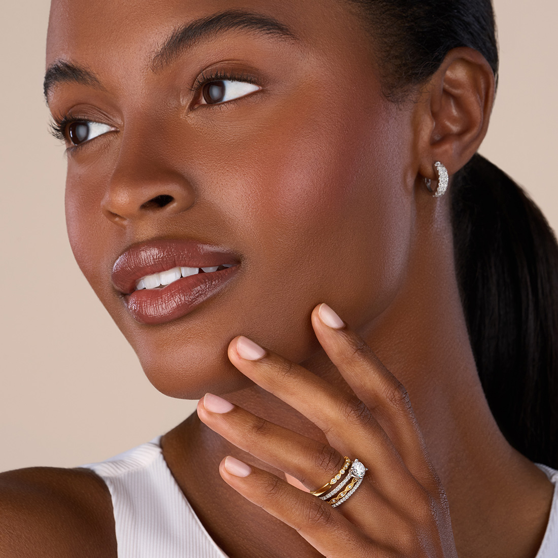 Stackable Wedding Band - Berdine