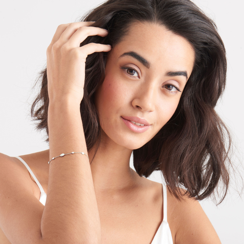ANIA HAIE STERLING SILVER OPAL COLOUR BRACELET