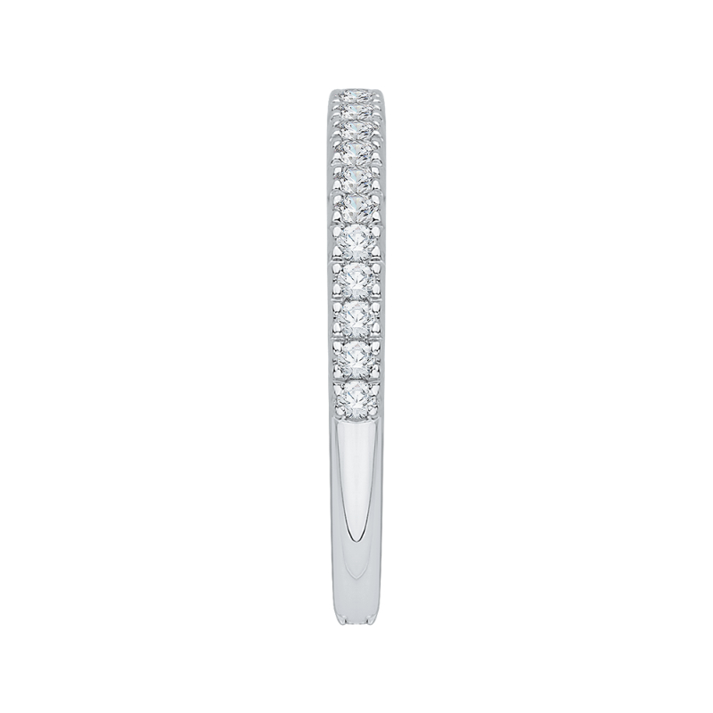 Diamond Wedding Band in 14K White Gold