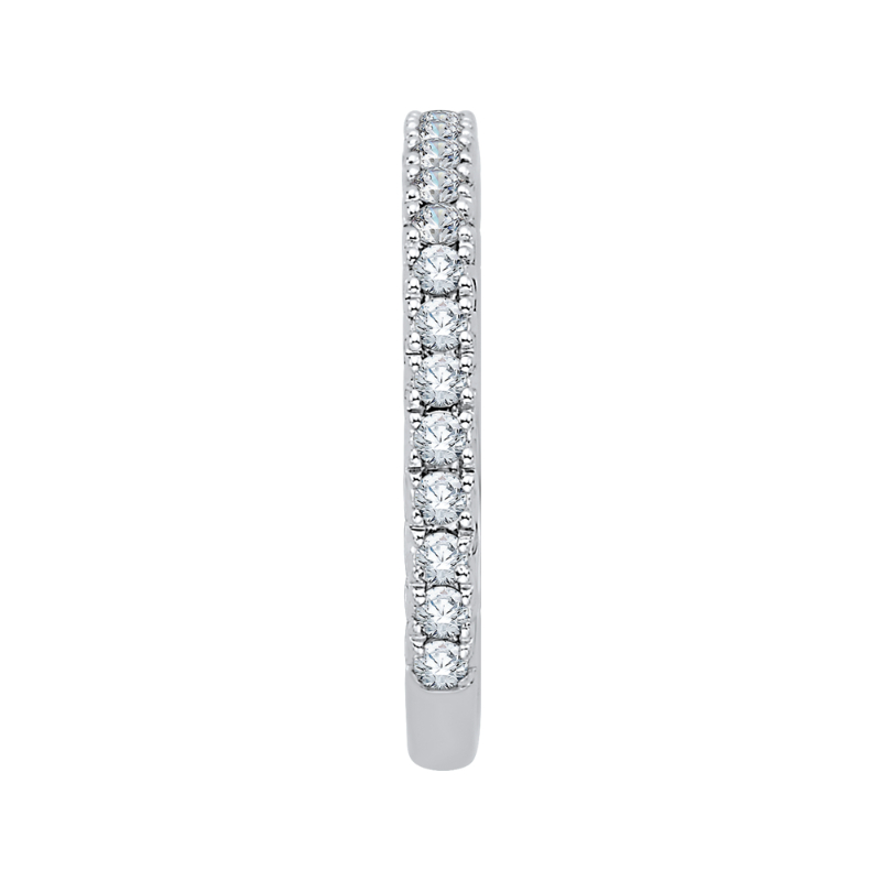 Diamond Wedding Band in 14K White Gold