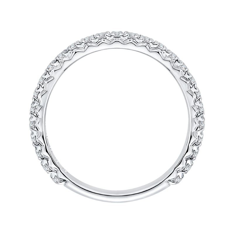 Diamond Wedding Band in 14K White Gold