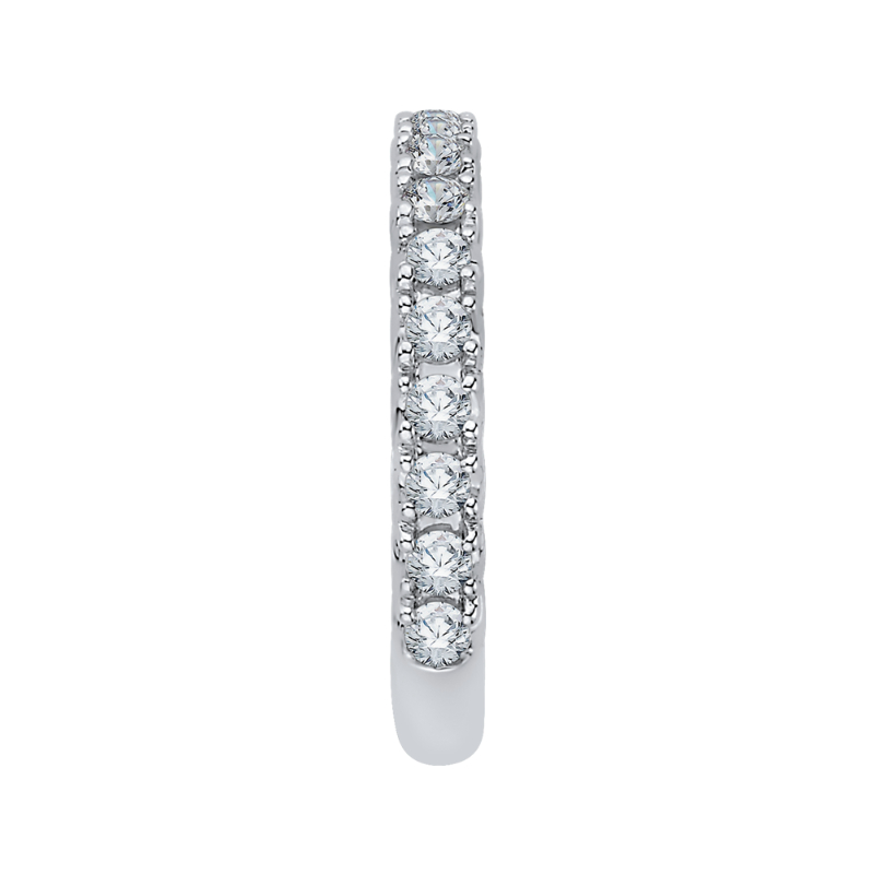 Diamond Wedding Band in 14K White Gold
