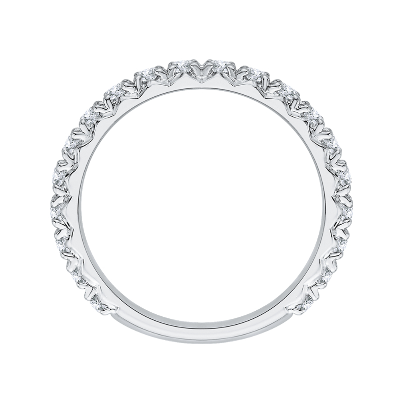 Diamond Wedding Band in 14K White Gold
