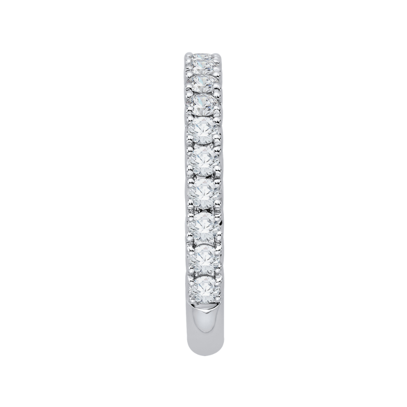 Diamond Wedding Band in 14K White Gold