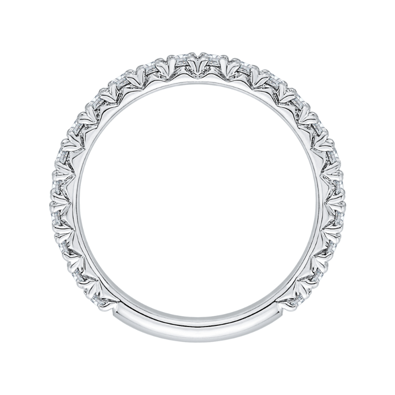 Diamond Wedding Band in 14K White Gold