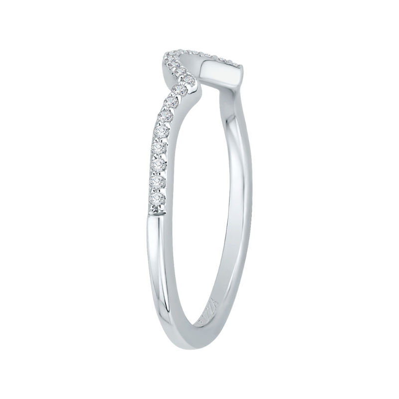 Diamond Wedding Band in 14K White Gold
