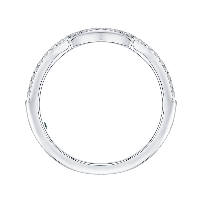 Diamond Wedding Band in 14K White Gold