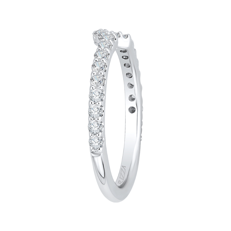 Diamond Wedding Band in 14K White Gold