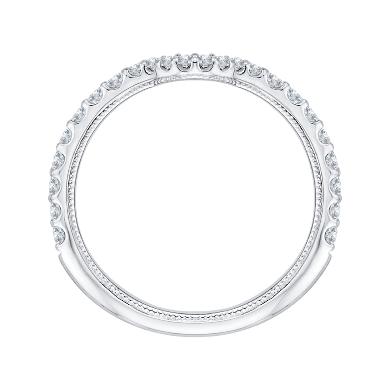 Diamond Wedding Band in 14K White Gold