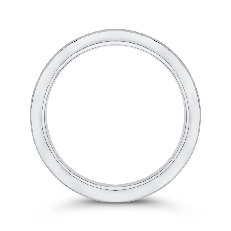 Plain Wedding Band in 14K White Gold