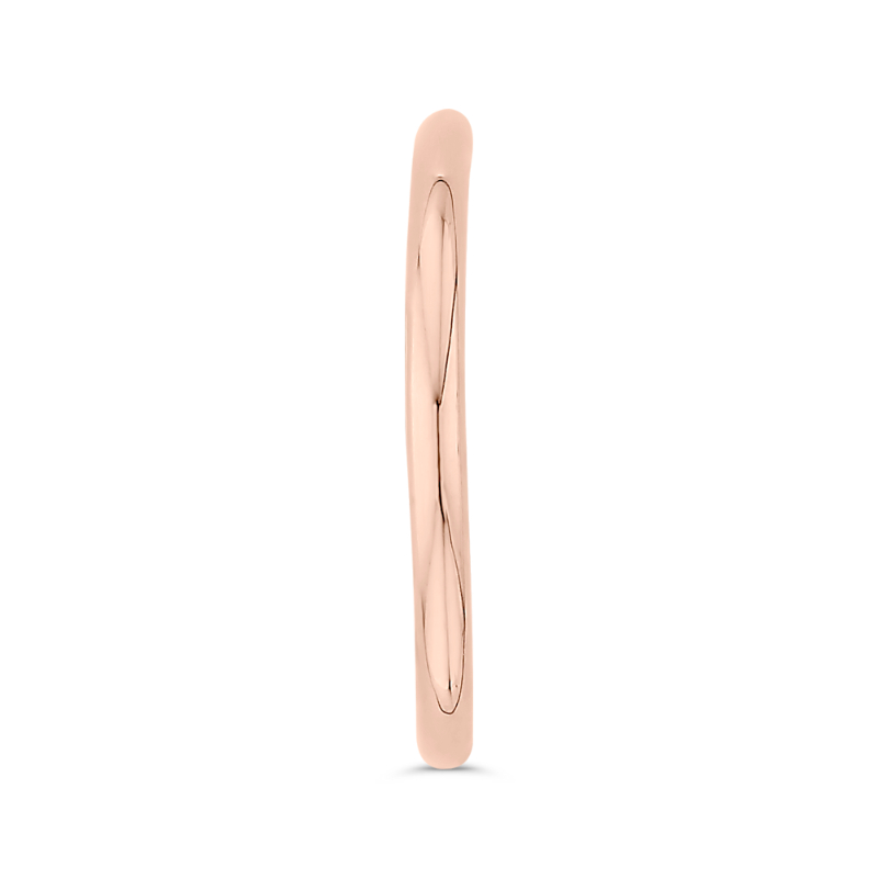 Plain Wedding Band in 14K Rose Gold