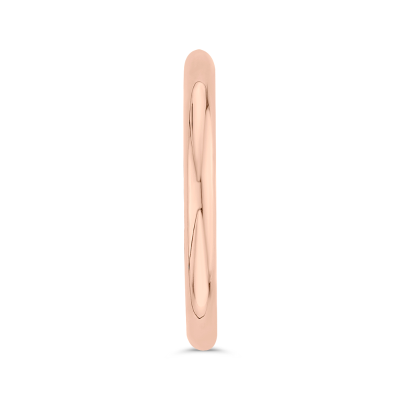 Plain Wedding Band in 14K Rose Gold