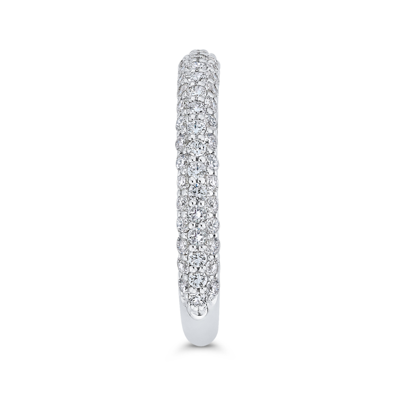 Diamond Wedding Band in 14K White Gold