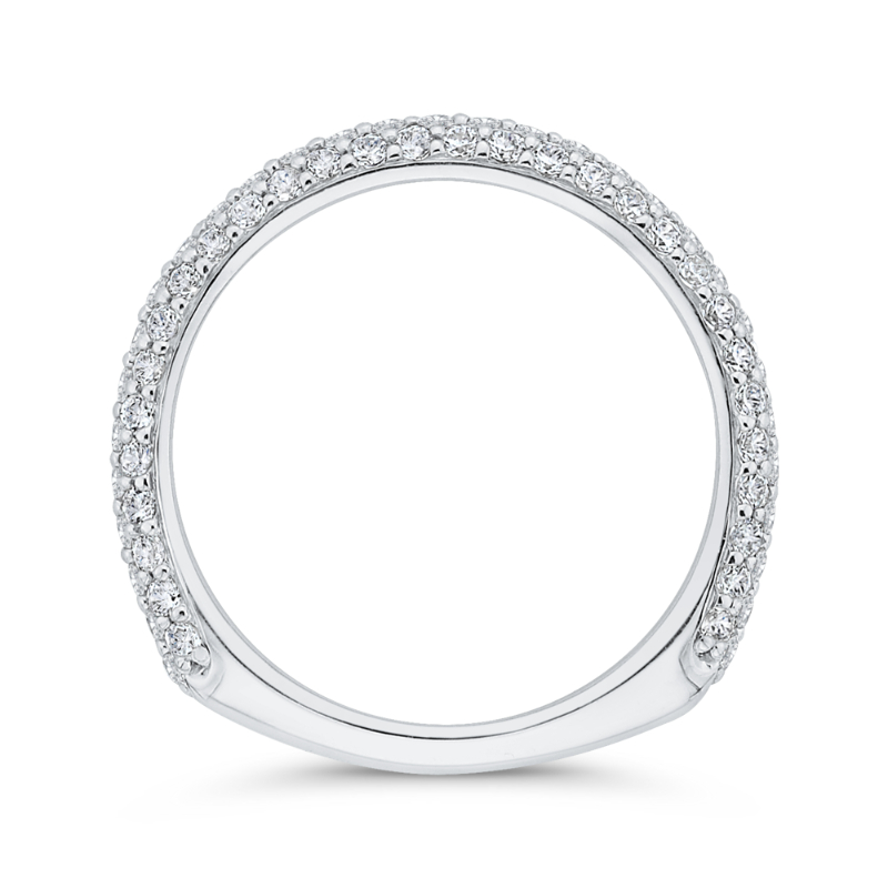 Diamond Wedding Band in 14K White Gold