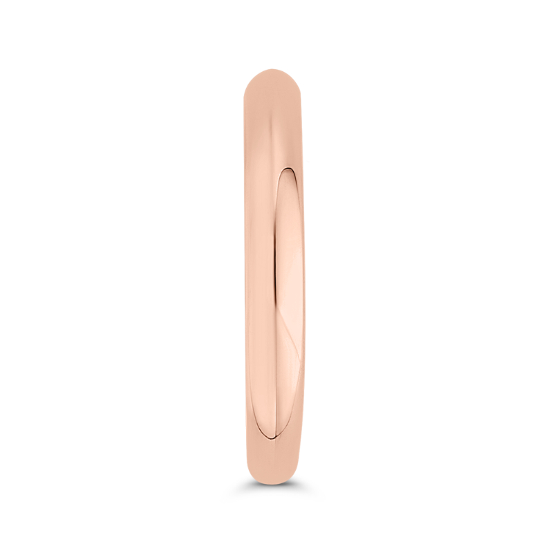 Plain Wedding Band in 14K Rose Gold