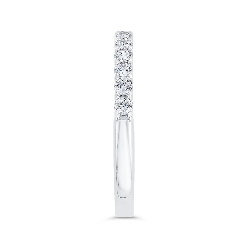 Diamond Wedding Band in 14K White Gold