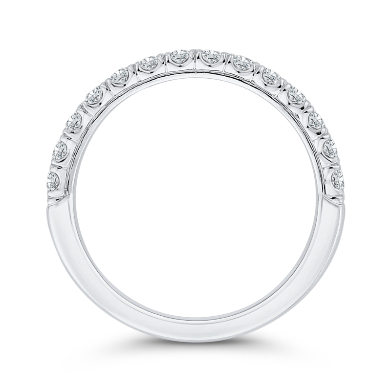 Diamond Wedding Band in 14K White Gold